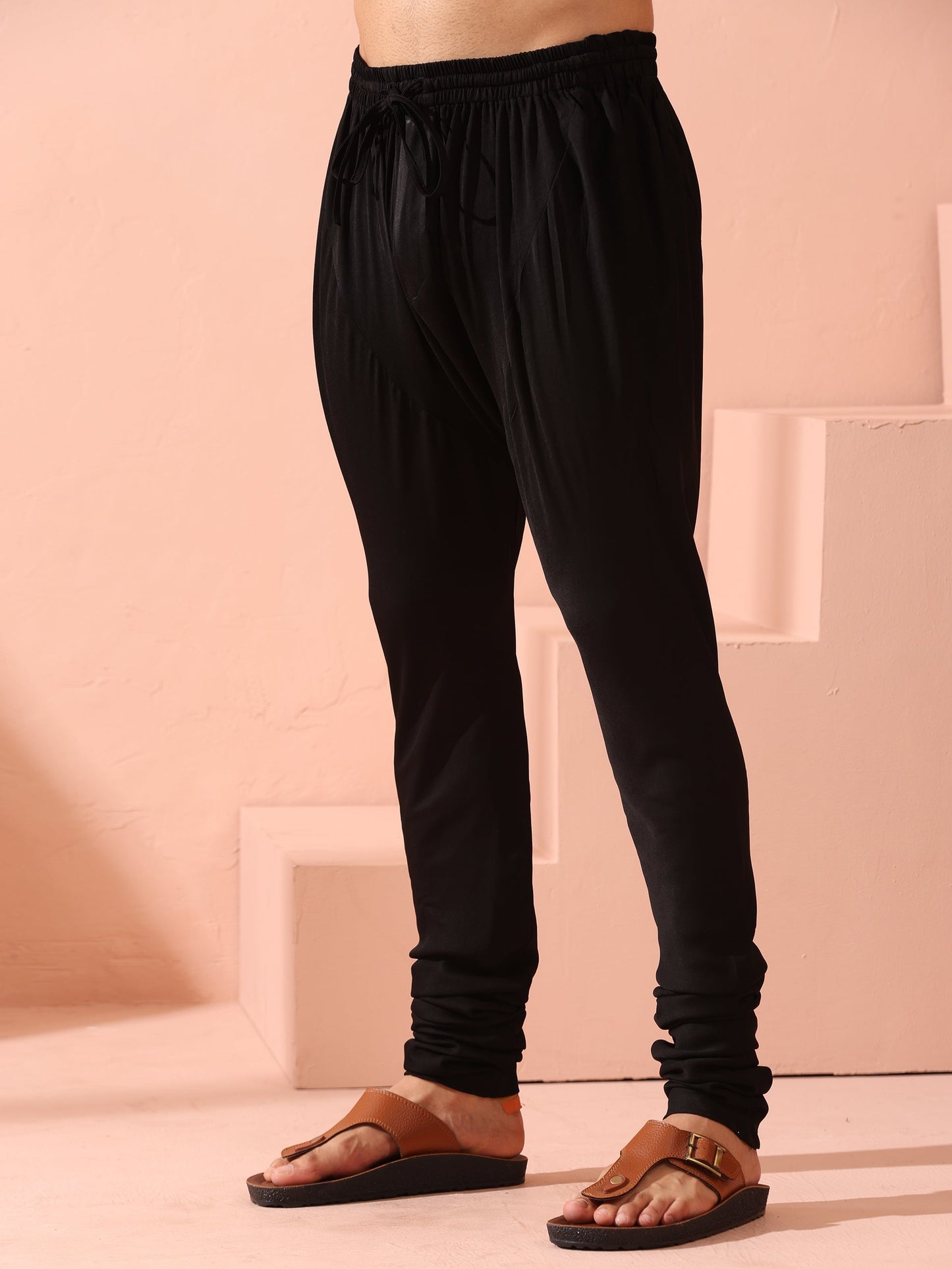 Dhiyona ST Black Cotton Pant Style Pyjama