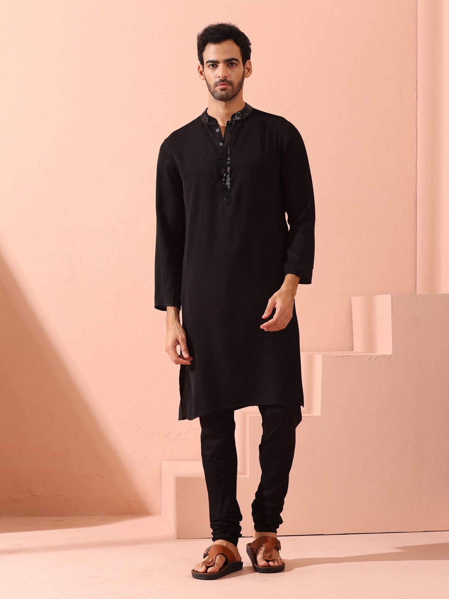 Dhiyona ST Black Cotton Pant Style Pyjama