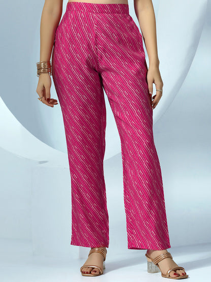 Women Ethnic Motifs Printed Empire Kurta with Trousers & With Dupatta