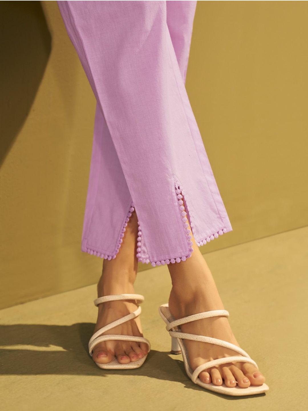 Itrh periwinkle applique co-ord set