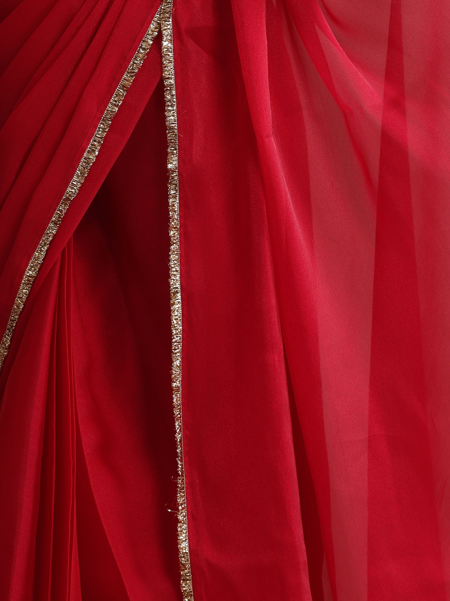 Dhiyona ST Rouge Allure Chiffon Saree with Lace Edge