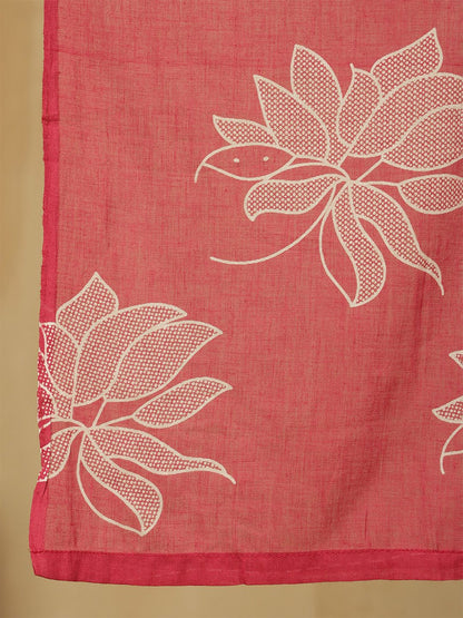 Dhiyona SN Women's Printed Straight Kurta With Trousers & Dupatta
