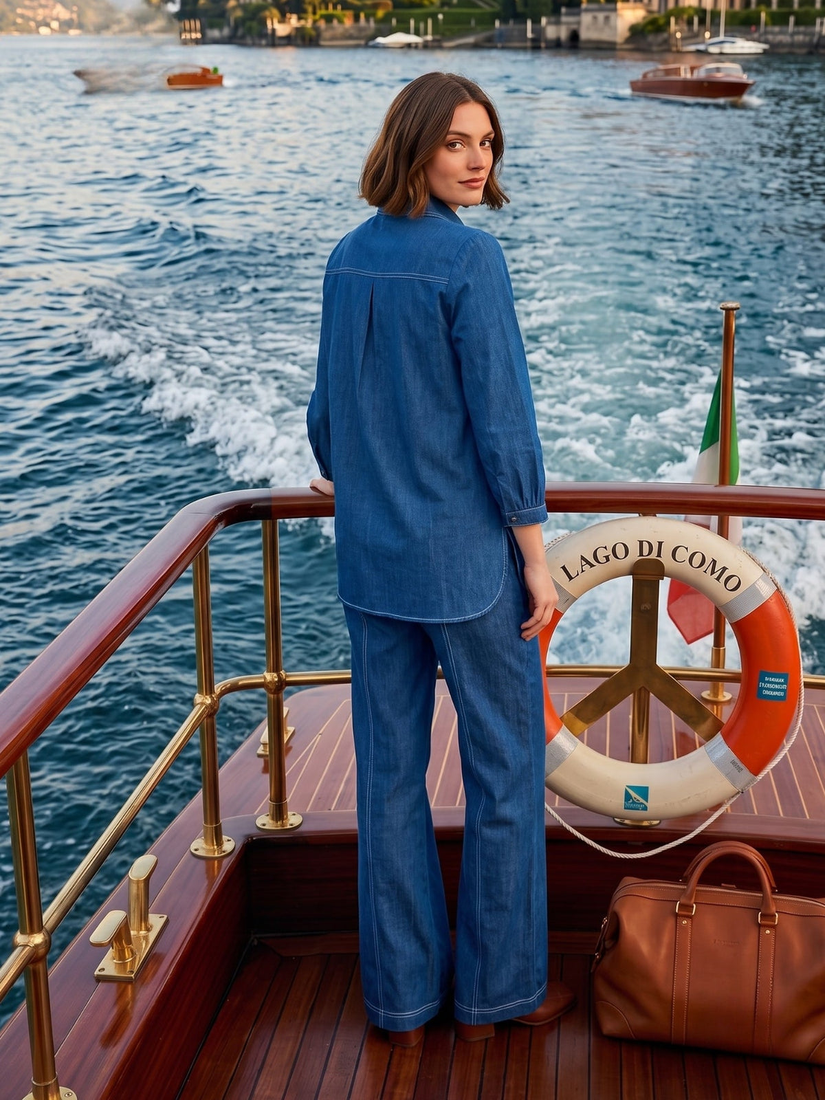 Tatva Aure Embroidery Denim Co-Ord Set