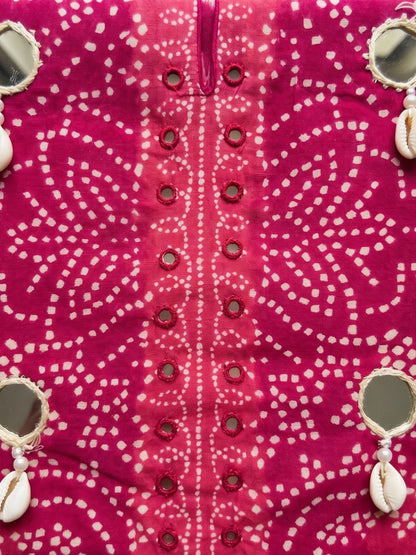 Tatva Ballet Work Cotton Kurta Pant Set