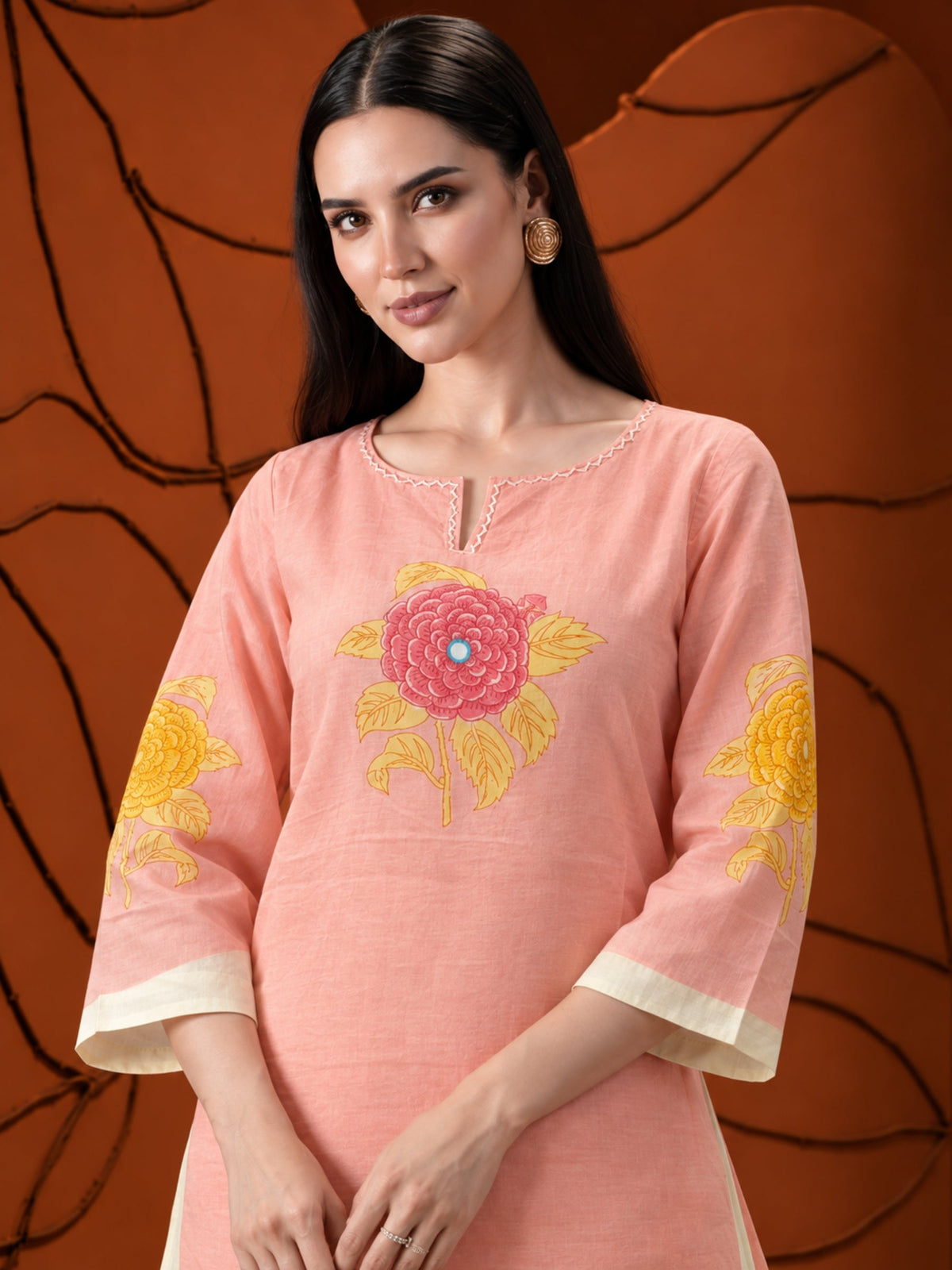 Tatva Brink Cotton Kurta Farshi Set