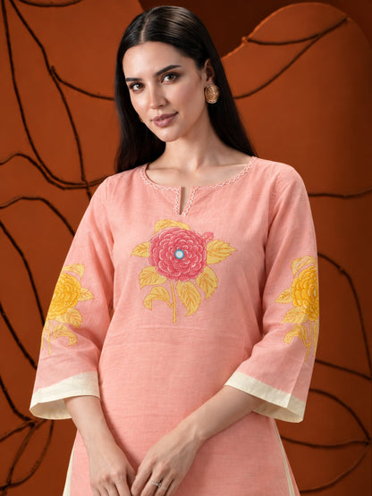 Tatva Brink Cotton Kurta Farshi Set