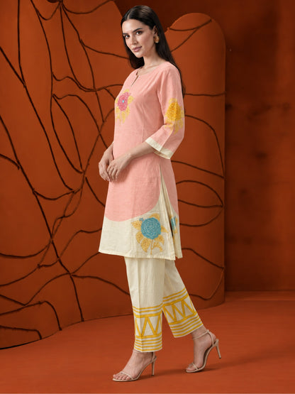 Tatva Brink Cotton Kurta Farshi Set