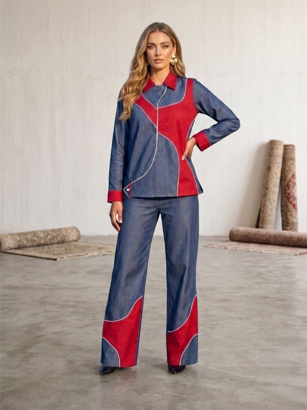 Tatva Carol Denim Co-Ord Set