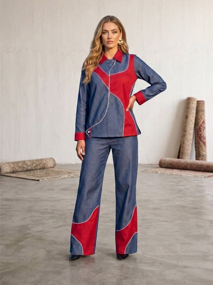 Tatva Carol Denim Co-Ord Set