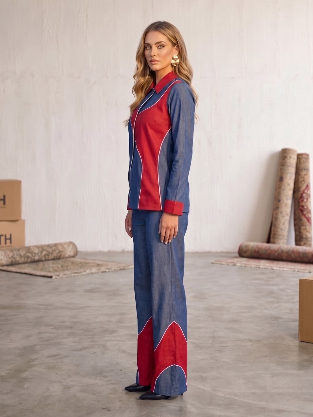 Tatva Carol Denim Co-Ord Set