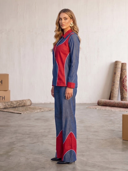 Tatva Carol Denim Co-Ord Set