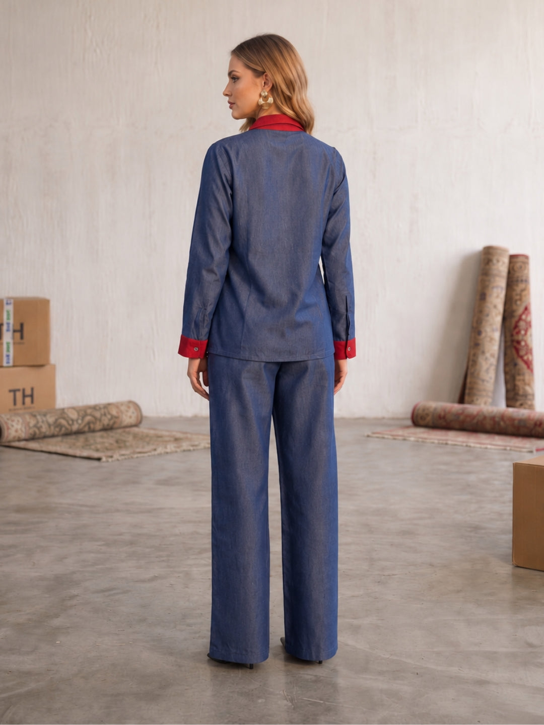 Tatva Carol Denim Co-Ord Set