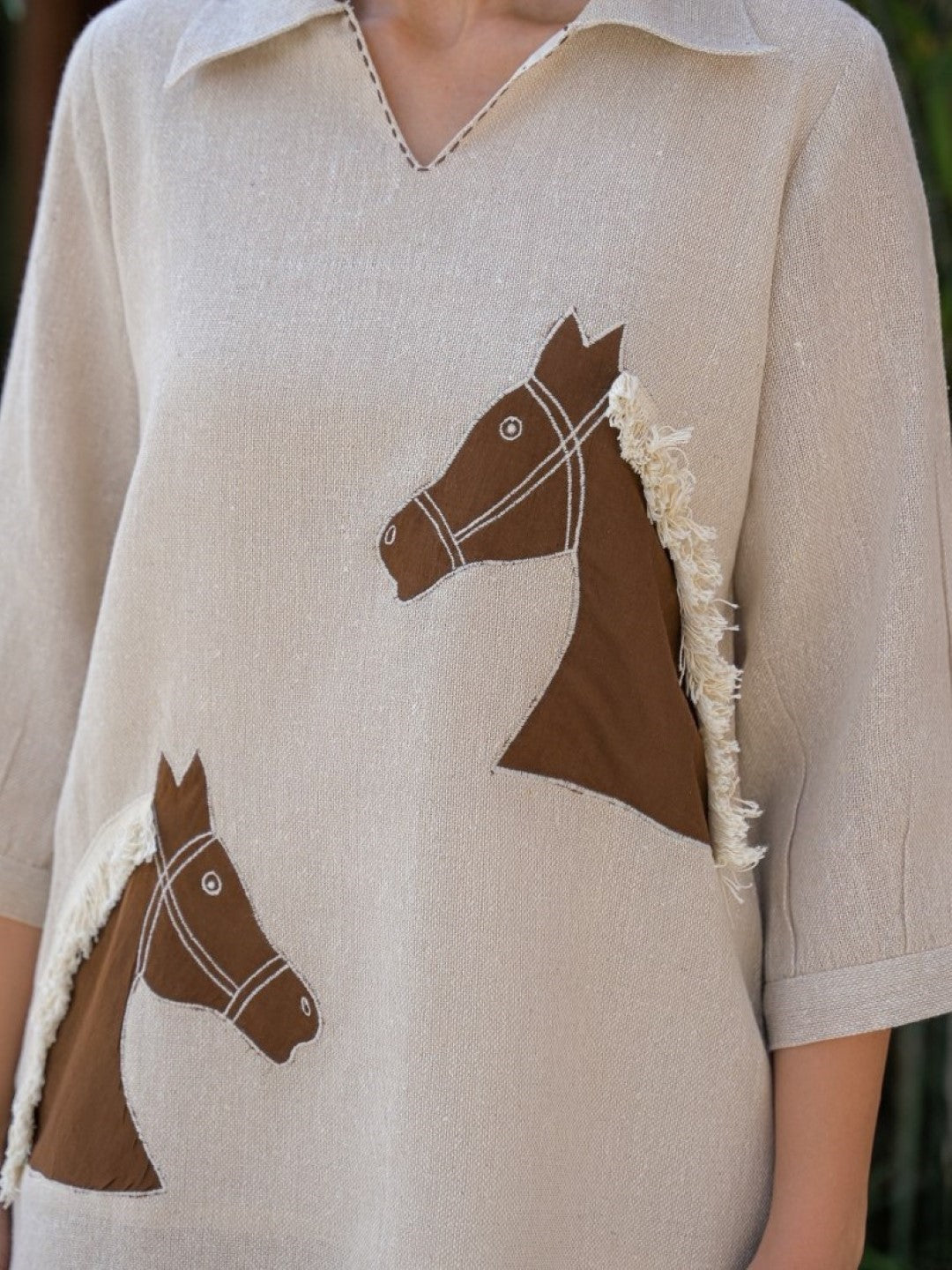 Tatva Castano Jute Co-Ord Set