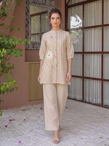 Tatva Cosmic Jute Co-Ord Set