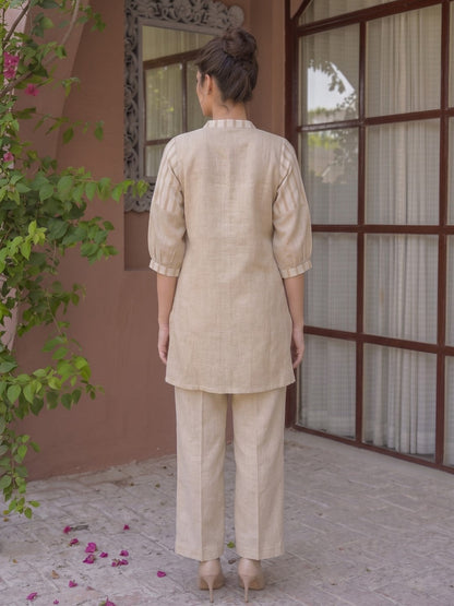 Tatva Cosmic Jute Co-Ord Set