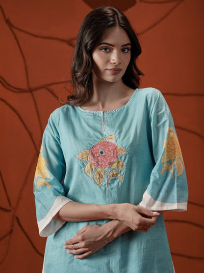 Tatva Han Cotton Kurta Farshi Set