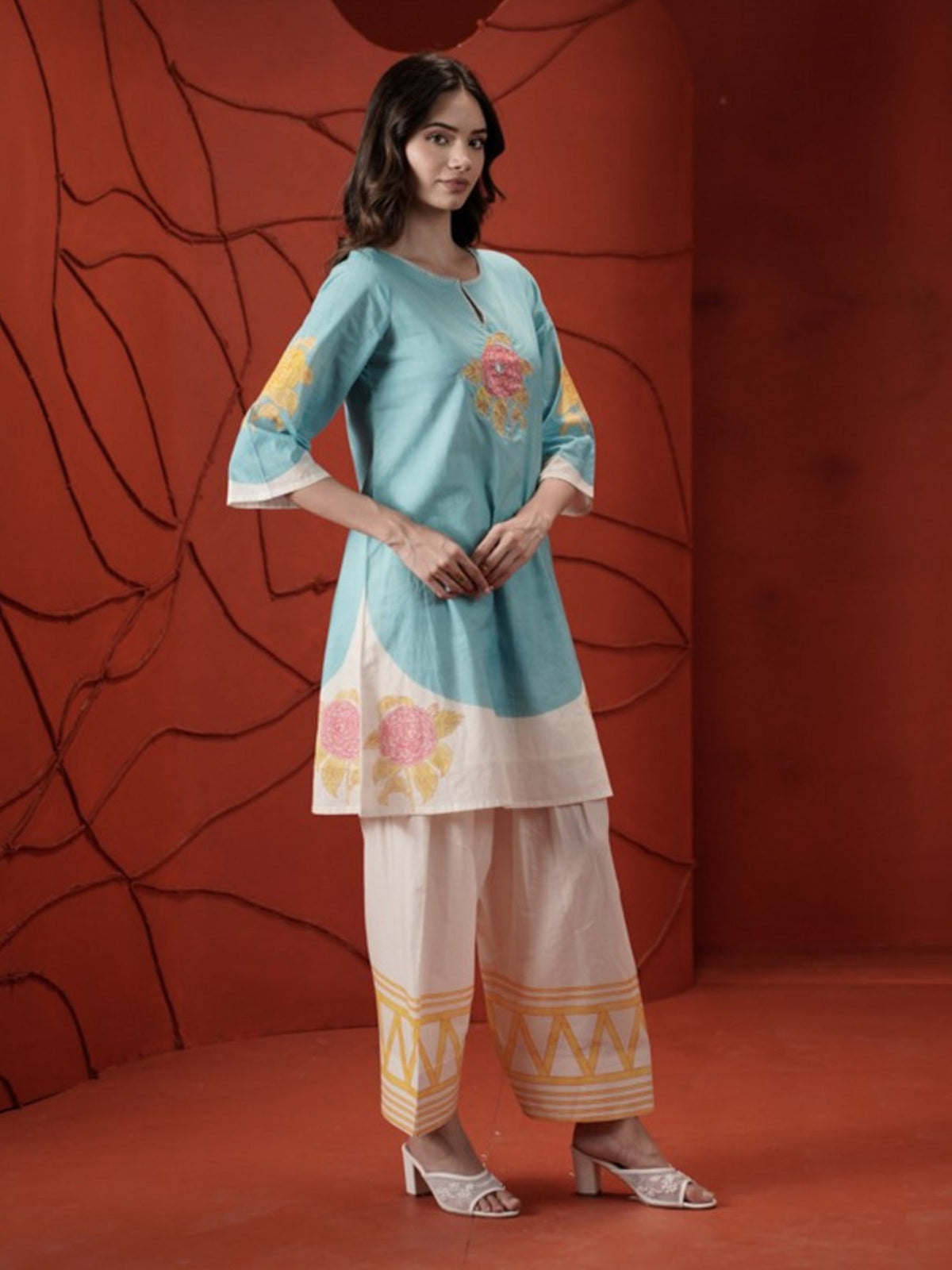 Tatva Han Cotton Kurta Farshi Set