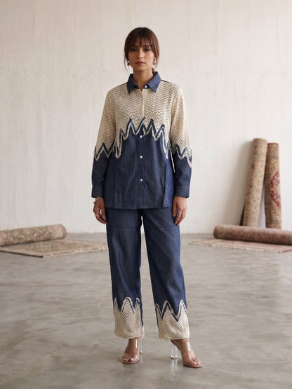 Tatva Poland Stylish Denim Co-Ord Set