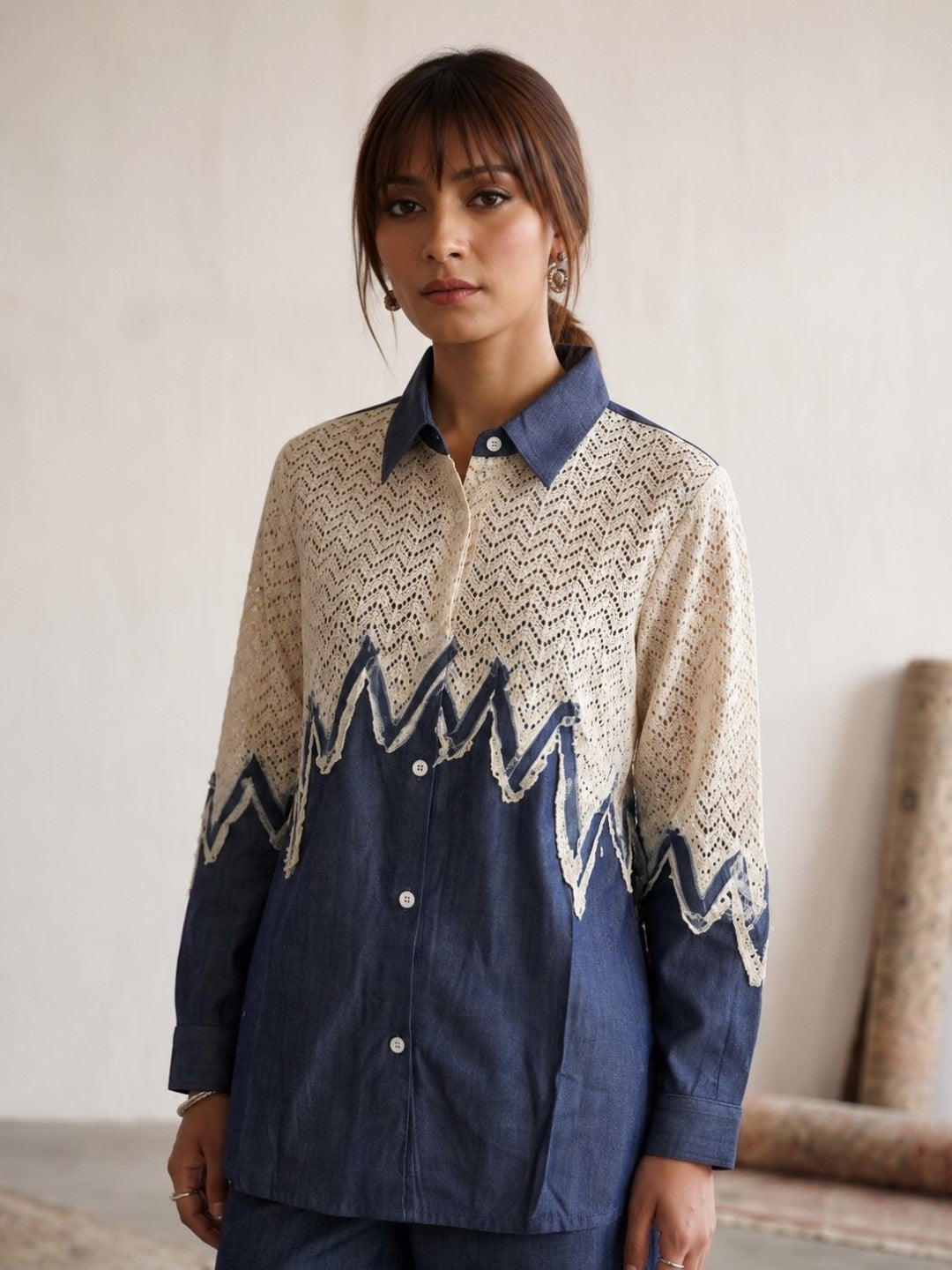 Tatva Poland Stylish Denim Co-Ord Set