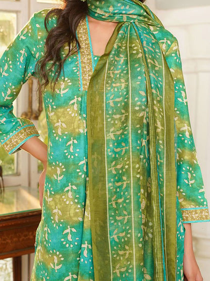 Dhiyona KL Women Ethnic Motifs Printed Kurta with Palazzo & Dupatta