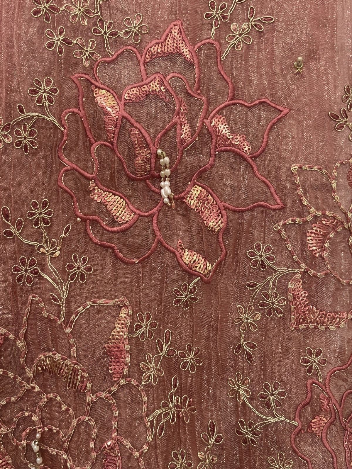 Tisca Flamingo Handwork Suit Set