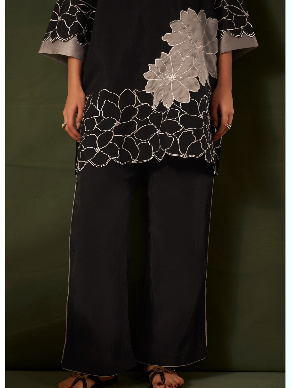Tisca Jet Full Work Co-Ord Set