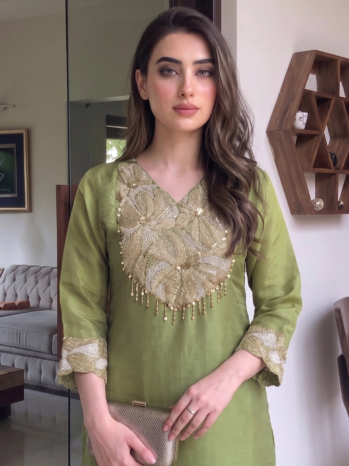 Tisca Leaf Full Work Suit Set
