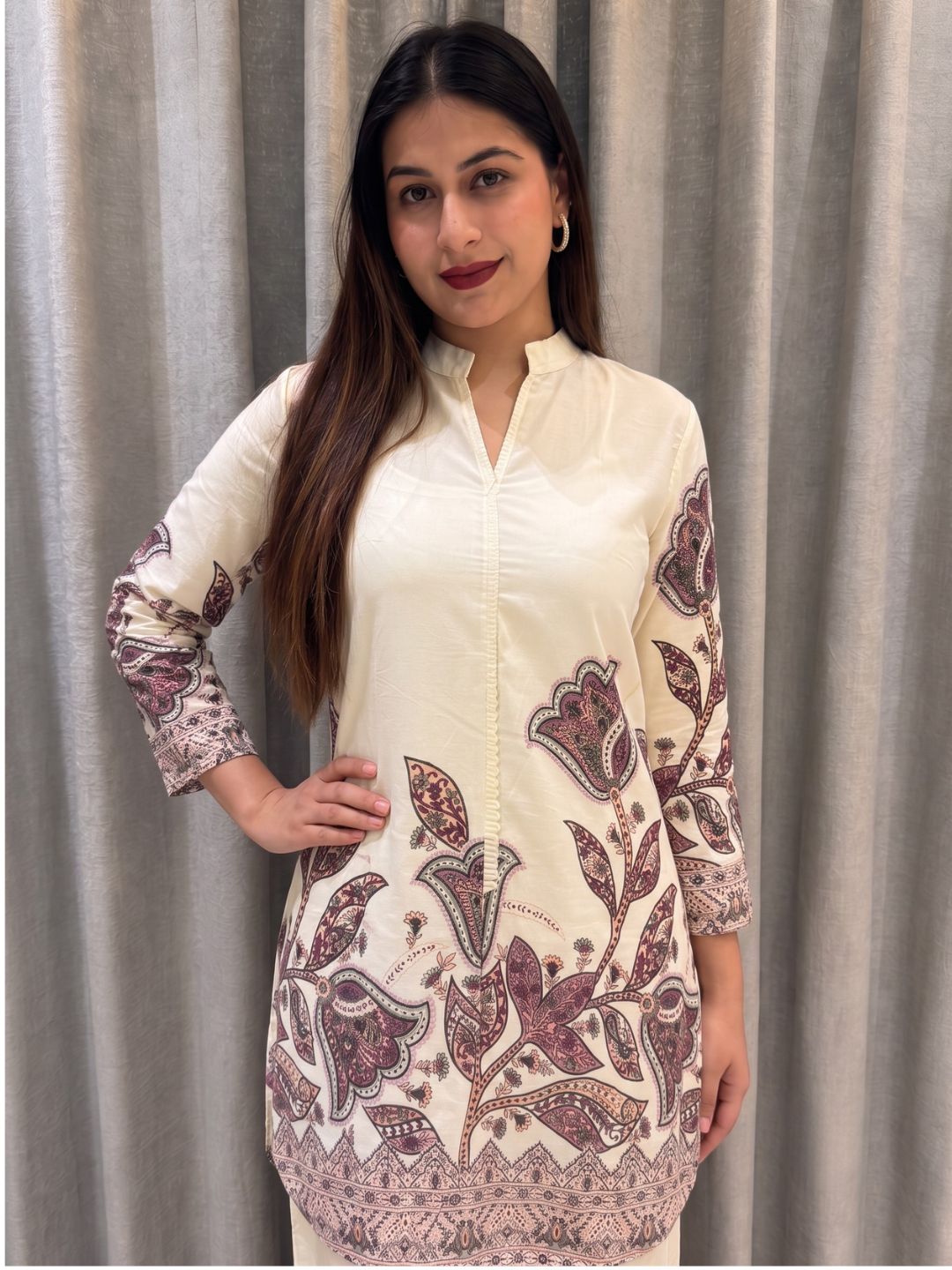 Hardik Artsy Printed Cotton Co-ord set