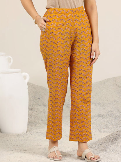 Women Ethnic Motifs Printed Regular Kurta with Trousers