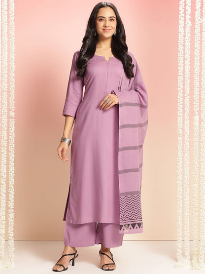Dhiyona KL Women Regular Kurta with Palazzos & With Dupatta