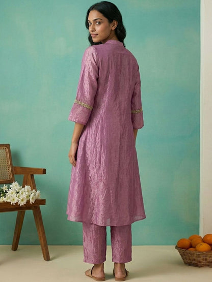 Dhiyona CH Women Regular Thread Work Kurta with Trousers
