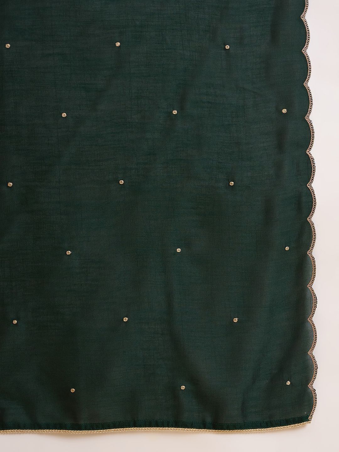 Dhiyona CH Women Ethnic Motifs Embroidered Panelled Gotta Patti Kurta with Trousers & With Dupatta