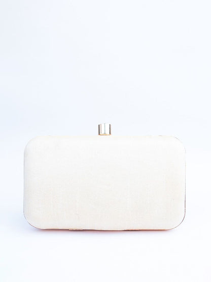 Dhiyona NR Floral Embroidered Box Clutch