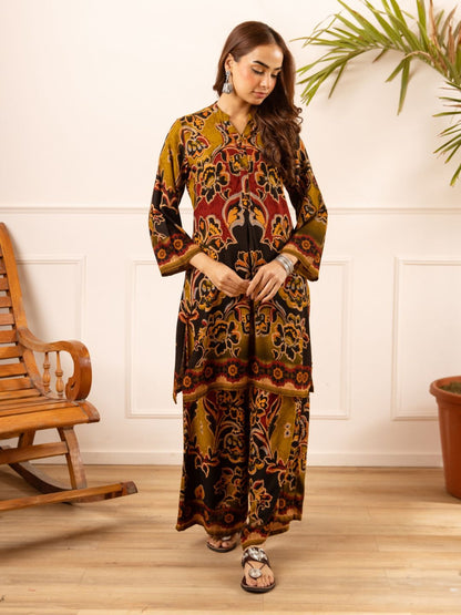 Karen russet printed Co-ord set