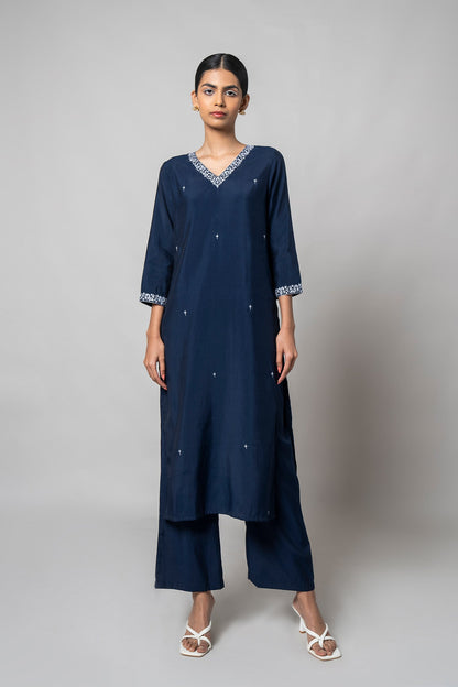 Zodiac Blue Kurta Set