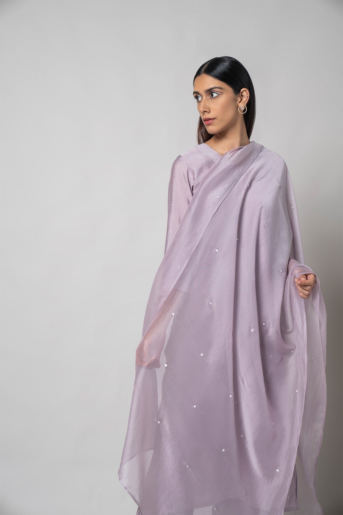 Wisteria Purple Kurta Set