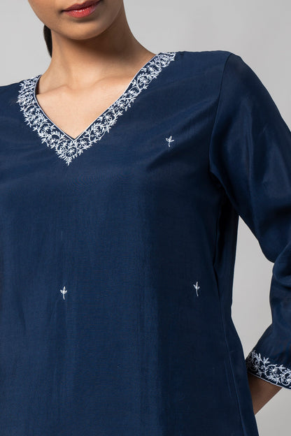 Zodiac Blue Kurta Set