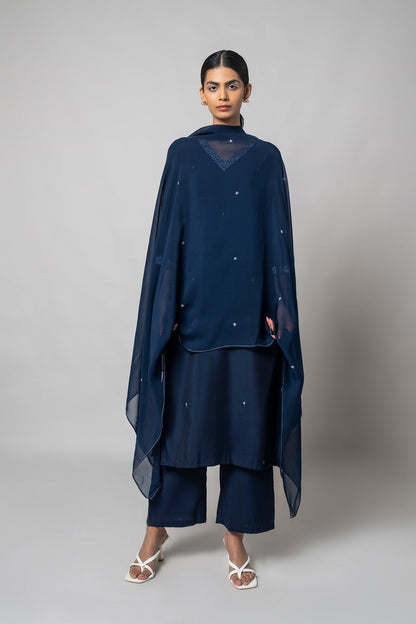 Zodiac Blue Kurta Set
