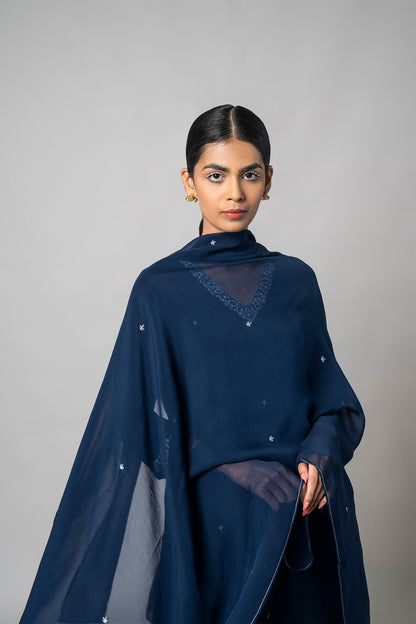 Zodiac Blue Kurta Set