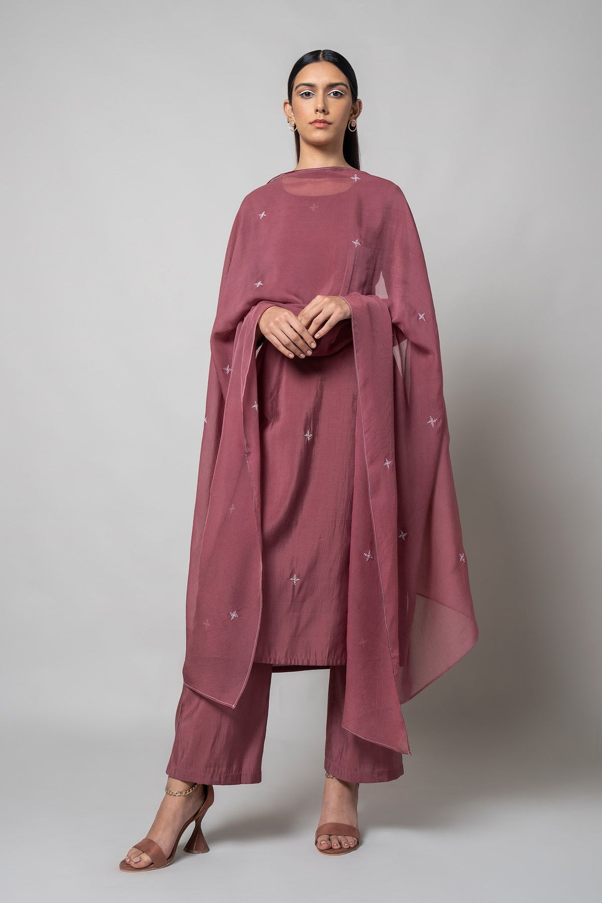 Turkish Rose Kurta Set