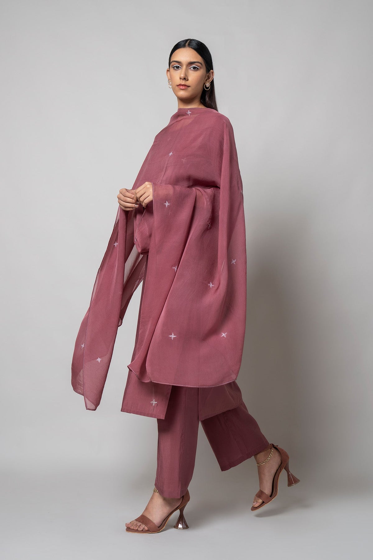 Turkish Rose Kurta Set