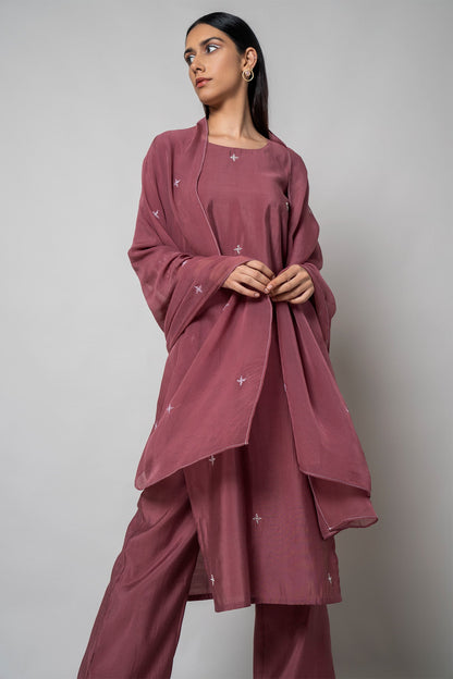 Turkish Rose Kurta Set
