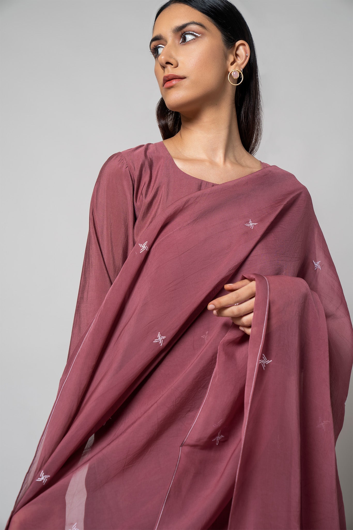 Turkish Rose Kurta Set