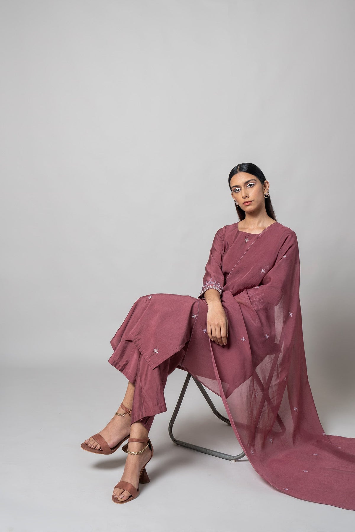 Turkish Rose Kurta Set