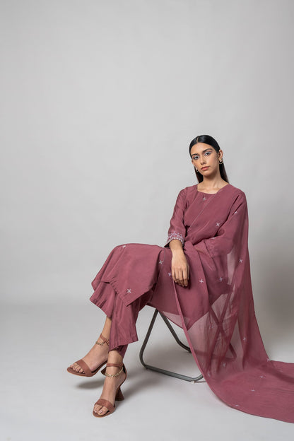 Turkish Rose Kurta Set