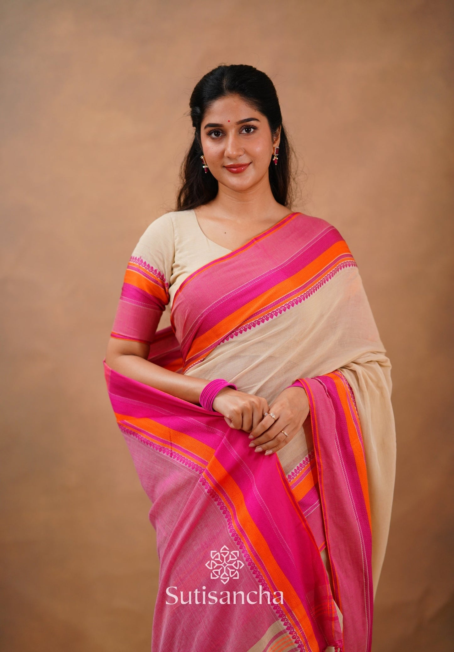 Dhiyona SS Sutisancha Handwoven Bliss Bengal Cotton Saree