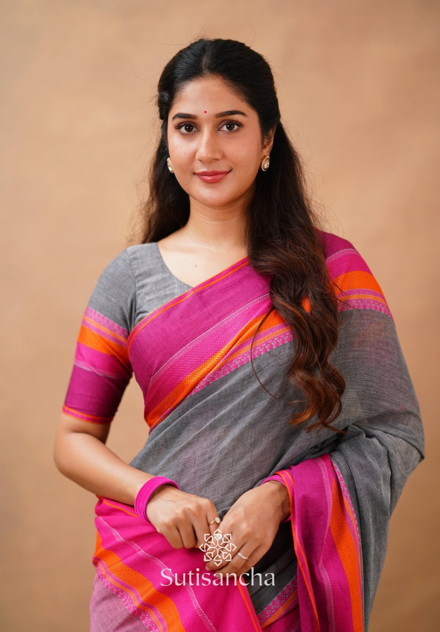 Dhiyona SS Sutisancha Handwoven Bliss Bengal Cotton Saree