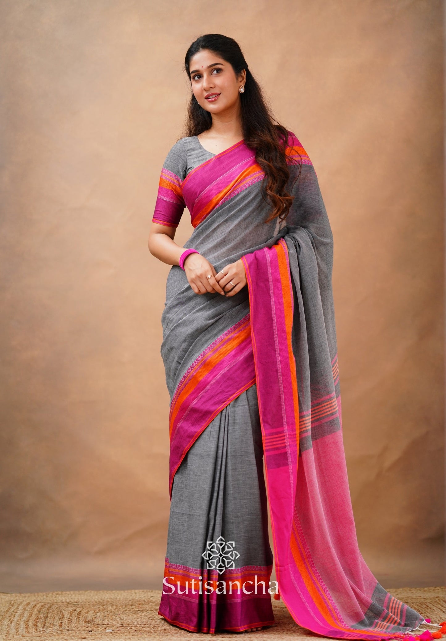Dhiyona SS Sutisancha Handwoven Bliss Bengal Cotton Saree