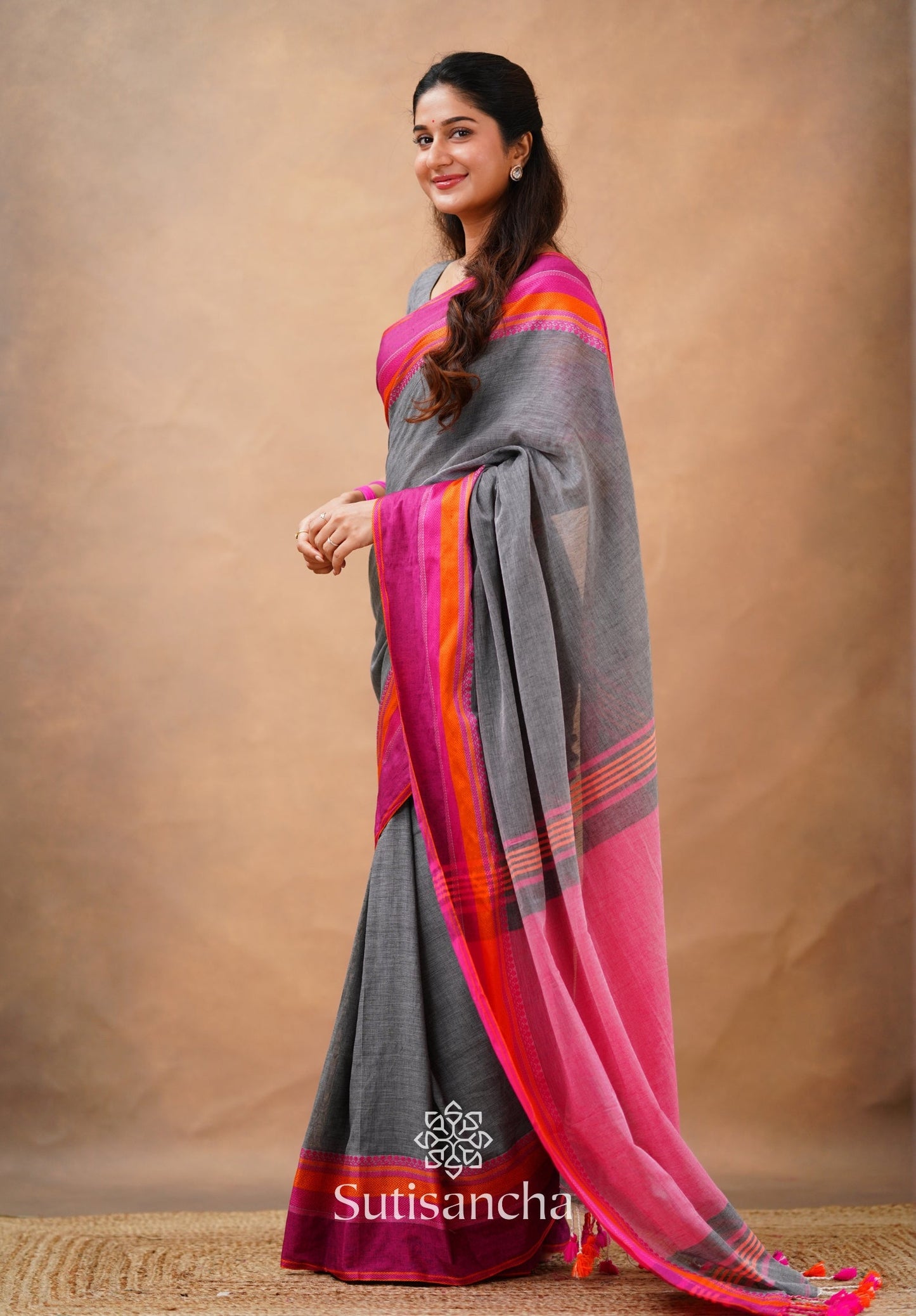 Dhiyona SS Sutisancha Handwoven Bliss Bengal Cotton Saree
