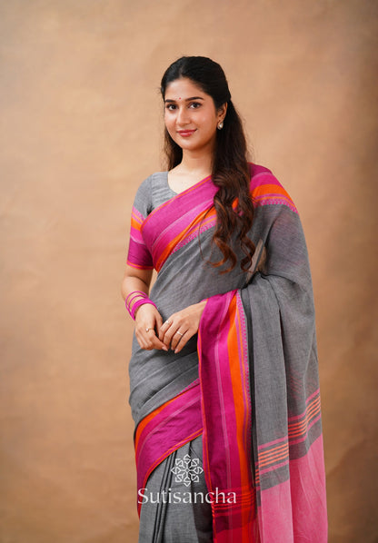 Dhiyona SS Sutisancha Handwoven Bliss Bengal Cotton Saree